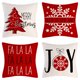 thumbnail image 1 of Juego de almohada navideñas de invierno , juego de almohada decorativas de lino para sala de estar, cama, sofá, 1 of 5