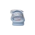 thumbnail image 5 of Disney Girl Frozen Ii Hook And Loop Open Toe Toddler Sport Sandals, Silver, 6, 5 of 6