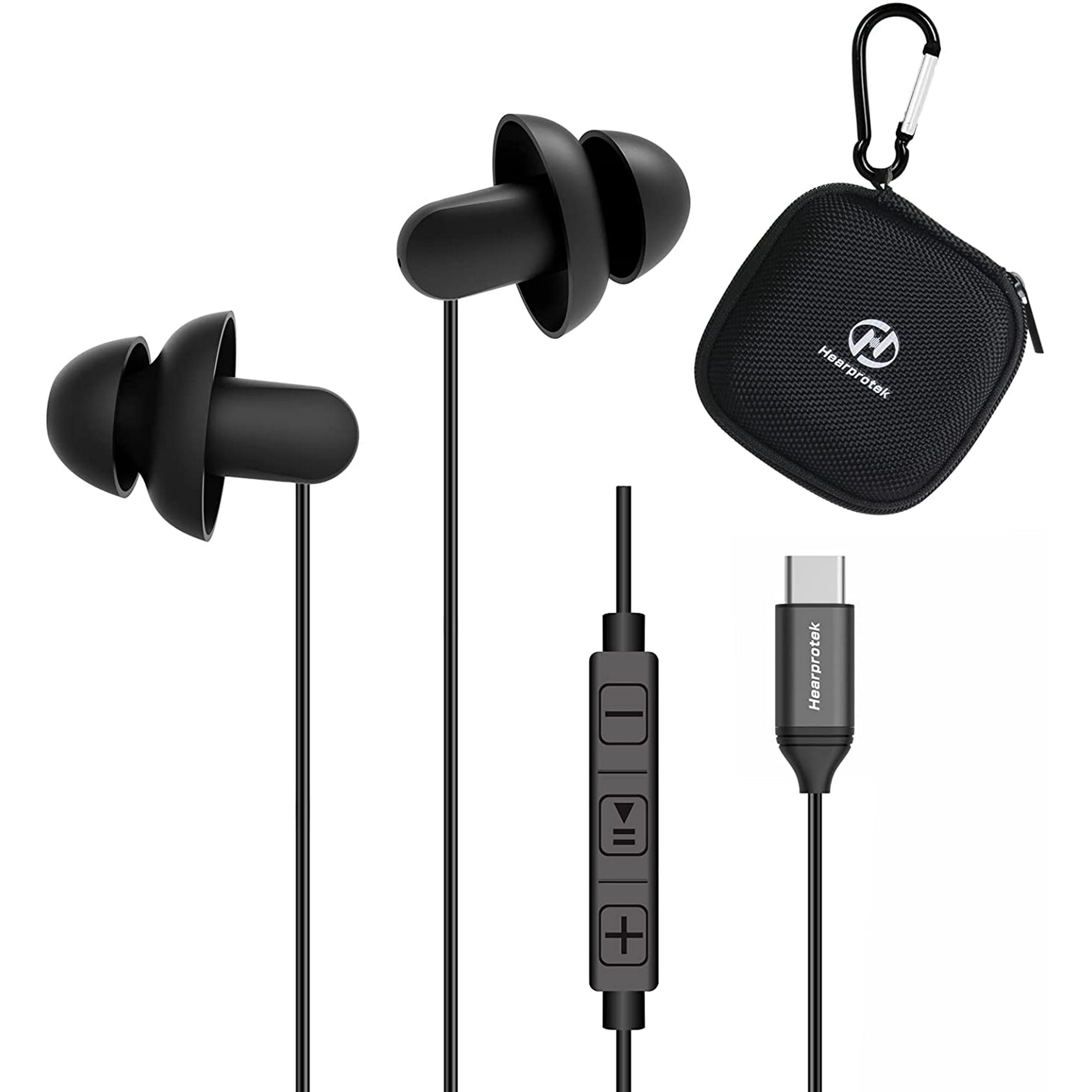 2 Pairs Sleep Earbuds H USB c Earphones Headphones with Microphone Silicone Noise Isolation Type c Earbuds Sleep Buds for Android Phone Ideal for Sleeping snoring Relaxation air Travel Walmart