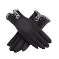 thumbnail image 1 of Guantes de invierno para mujer con la táctil, forro cálido a prueba con dedos para enviar de para niñas, mujeres, - NEGRO Sunnimix Guantes de invierno para mujer, 1 of 7