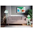 thumbnail image 1 of Sofá Cama De Velvet Gris Claro Beehive Memory Foam Modelo Annika, 1 of 8