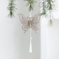 thumbnail image 1 of Christmas Tree Decorations Glitter Lace Snowflake Heart Butterflies Hangings Christmas Ornament, 1 of 6