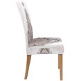 thumbnail image 3 of RYLABLUE Flower Stretch Chair Cover Protector Seat Slipcover for Dining Room Hotel Wedding Party Set of 4, 3 of 5
