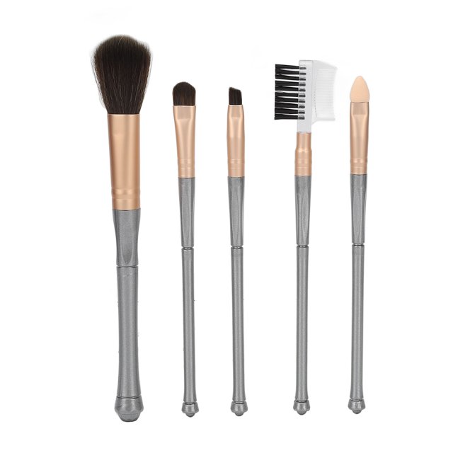 5PCS Makeup Brush Set Loose Powder Eyelash Eye Shadows Eyebrow Cosmetic Brush Tool Kit for Women Girl