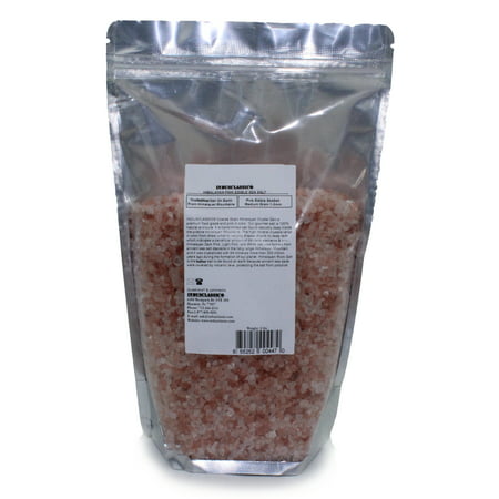 IndusClassic 2 lbs Kosher Pure Natural Halall Unprocessed Himalayan Edible Pink Cooking Medium Grain Salt 1mm to (Best Kosher Salt For Cooking)