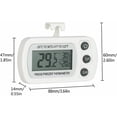 thumbnail image 3 of 2-Piece Digital Refrigerator/Freezer Thermometer Set, Temperature Range -20 to 50°C, with Hook, Easy-to-Read LCD Screen, Max/Min Temperature Recording Function, 3 of 5