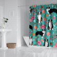 thumbnail image 2 of Australian Shepherd Dog and Flower Shower Curtain 72"x72" ,Bathroom Decorative Shower Curtains Set with 12 Hooks,Modern Waterproof Washable Shower Curtain, 2 of 6