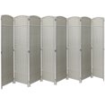 thumbnail image 1 of Room Divider Privacy Screen, 6 ft. Tall Extra Wide Foldable Panel Partition Wall Divider, Double Hinged Room and Folding Privacy Screens Beige, 1 of 7
