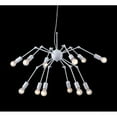 thumbnail image 4 of Home Roots Lighting 249375 12.4-15.7 x 28.7-36.6 x 28.7-36.6 in. Painted Metal Ceiling Lamp, 4 of 5