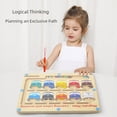 thumbnail image 2 of Juguete de laberinto de bolas digital magnético para niños, bolígrafo que absorbe el hierro, juego de entrenamiento de pensamiento lógico de inteligencia educativa temprana, 2 of 2
