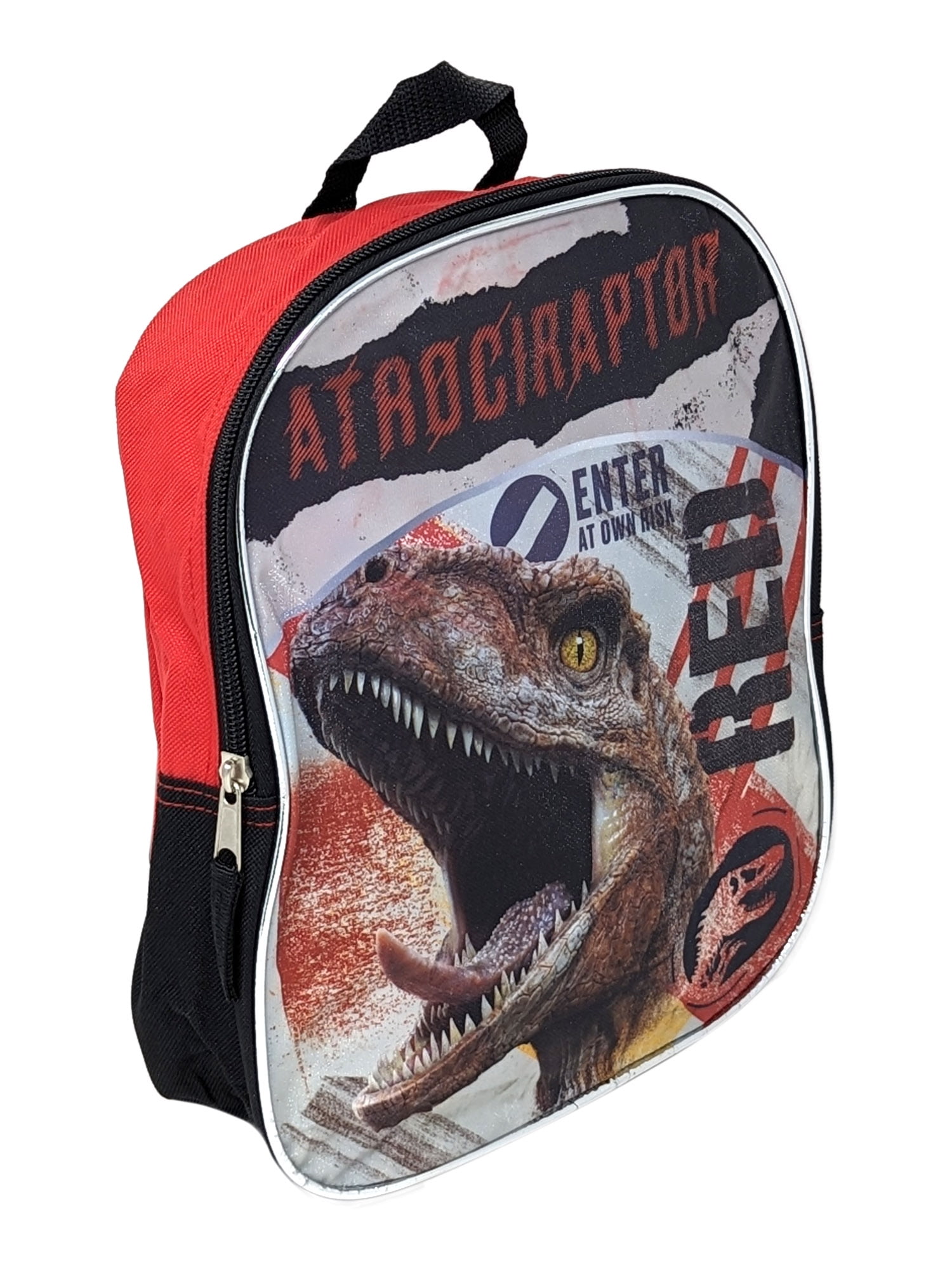 New Jurassic World Three Piece Set Backpack Cartoon Jurassic World Reborn Student Backpack Shoulder Bag Pen Bag - 1524