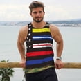 thumbnail image 6 of Salouo First Responder American Flag for Men's Tank Tops,Sleeveless Muscle Shirts for Men Quick Dry Workout Tank Top Gym Muscle Tee Fitness Bodybuilding Sleeveless T Shirt-Medium, 6 of 7