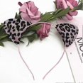 thumbnail image 3 of Leopard Head Hoops Cat Ear Headbands Hair Accessories For Women And Girls Assorted Color Headdresses For Halloween And Children's Day 6Pcs, 3 of 4