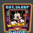 thumbnail image 3 of Mickey & Friends - Eat, Sleep, Game - Toddler And Youth Short Sleeve Graphic T-Shirt, 3 of 5