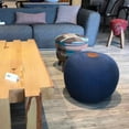 thumbnail image 3 of Natural Ottoman Poufs, Cotton Round Knitted Floor Pouf, 3 of 6
