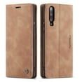 thumbnail image 2 of CaseMe Leather for Samsung Galaxy A70 Case, Flip Wallet Leather Case with Card Holder Magnetic Closure Shockproof Kickstand Protective Phone Cases Cover for Samsung Galaxy A70 6.7-inch,Brown, 2 of 8