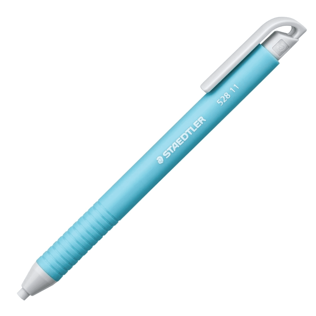 STAEDTLER Vinyl Eraser Holder 18-Pack (18 sets of 3 pcs): 3 Units Retractable Erasers for Pencils, Soft Vinyl, Latex-Free, Clean Edges, No Smudges, Pastel Colors, 54 Count