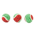 thumbnail image 2 of BARK Baller Melons Squeaky Tennis Ball Dog Toy Set, 3-Piece, 2 of 8