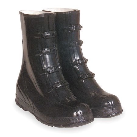 Value Brand Size 11 Plain Toe Overboots, Men's, Black, (Best Value Work Boots)