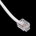thumbnail image 4 of 2 Pcs 6P2C RJ11 Telephone Phone Fax Modem Line Cable White 1.9M 6.2 Ft, 4 of 4
