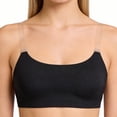 thumbnail image 4 of Invisible Low Back Off-Shoulder Bra, Seamless Backless Strapless Multiway Bra with Clear Adjustable Straps for Party Wedding Dresses, Nude Push Up Lift, 4 of 8