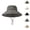 Grey, variant on Women's Wide Brim Straw Bucket Hat - UPF 50+ Summer Garden Hat Trendy Bucket Hats For Men Women Unisex Casual Outdoor Summer Sun Hat Adjustable Drawstring Breathable Lightweight Comfortable