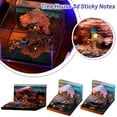 thumbnail image 3 of Wmool 3D Blossom Tree House Notes Paper Carving High Gift Stationery Funny Value Aesthetic Birthday Model, 3 of 8