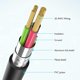thumbnail image 3 of Cable de Datos Choetech USB-A a USB-C Negro 2m Universal, 3 of 6
