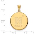 thumbnail image 2 of 10k Gold LogoArt US Naval Academy Large Disc Pendant Q1Y012USN, 2 of 4