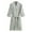 a-Green22165, variant on VNKIDY Men's Pajama Solid Color Waffle Weave Robe 3/4 Sleeve Belted Design Loungewear Nightrobe With Dual Front Pockets For Home Relaxing Casual Homewear