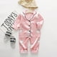 thumbnail image 3 of Conjunto de pijamas para niños, ropa de dormir de Pascua, Top de manga larga con conejo de dibujos animados + traje de pantalón, conjuntos de ropa para niñas pequeñas, 3 of 4