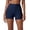 Blue, variant on Kcolen Tight Yoga Shorts for Women,Biker Shorts Women Solid Color Seamless Comfort Tummy Control Yoga High Waist Shorts