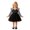 00-Black313, variant on Lullu Newborn Girls Cartoon Cat Striped Tutu Dress Halloween Ruffle Long Sleeve Tulle Dress, Black