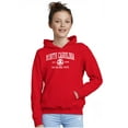 thumbnail image 4 of North Carolina Cute Footprints Beach Youth Hoodie Boy Girl Teen Brisco Brands X, 4 of 6
