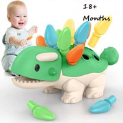 SZBXD Baby Montessori Learning Activities Educational Dinosaur Toy,Sensory Fine Motor Skills Developmental Toys for Toddler,Best Christmas Gifts for 18 M+ Boys Girls Children