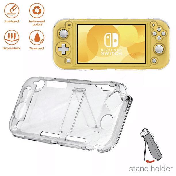 Clear Crystal Protective Case with Stand Function for Nintendo Switch