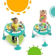 Bright Starts Bounce Bounce Baby 2-in-1 Activity Center Jumper & Table, Playful Pond, Green, Ages 6 Months and Up