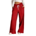 thumbnail image 6 of CPNG Boys Daily Fashion Cargo Pants Elastic High Waist Straight Leg Multi-Pocket Cargo Sweatpants Casual Jogger(Red,10-11 Years), 6 of 6
