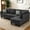 Black Gray, variant on Aukfa 29" Storage Ottoman Bench for Sectional Sofa Set, Lift Top, Linen, Black Grey