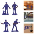 thumbnail image 2 of ColoMX 50 Piezas Modelos de Policía en Miniatura Estación de Policía Figura de Personas Modelo de Personaje de Policía y Figuras de Jardín en Miniatura para Adornos de Micro Paisaje de Escritorio, 2 of 8