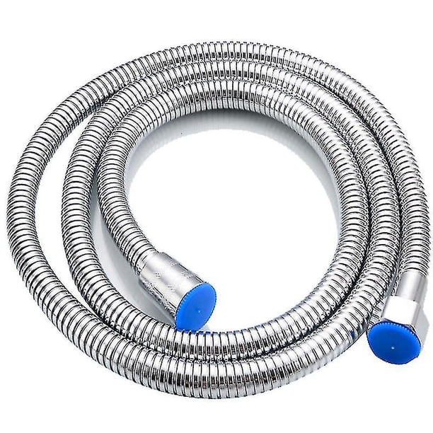 Manguera de ducha cromada de 3 m, manguera de acero inoxidable