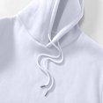 thumbnail image 4 of Pop cazadora para niña Hooded Sweatshirt,Soft Streetwear Pullover,Cute Long Sleeve Hoodie for Fall Winter Unisex （White）, 4 of 4