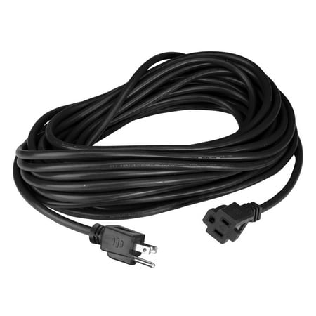 100' Black 3-Prong Outdoor Extension Power Cord | Walmart Canada