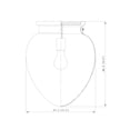 thumbnail image 2 of Z-Lite 1 Light Flush Mount, 2 of 8
