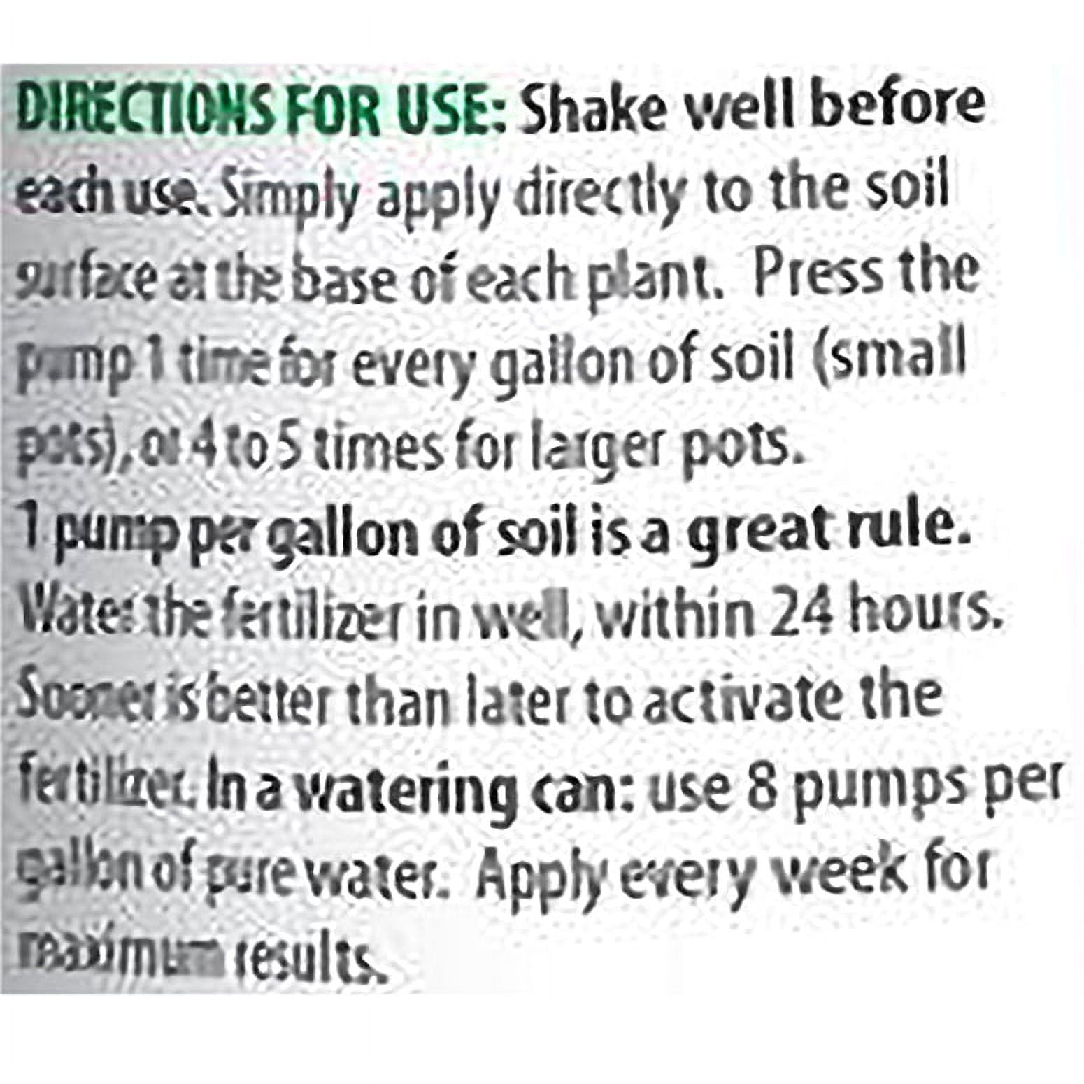 Dr. Earth Succulence Cactus & Succulent Pump & Grow Liquid Fertilizer, 16 oz Bottle