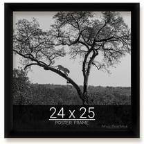 24x25 Black Picture Frame for Puzzles Posters Photos or Artwork