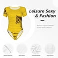 thumbnail image 5 of Lsque Western Desert Cowboy 1 Women's Crew Neck Short Sleeve Bodysuit Basic T Shirts Tops Onesie Adult Cute Pajama-XX-Large, 5 of 8