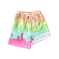 thumbnail image 4 of LRen Toddler Boys Swim Trunks with Compression Liner Ice Cream Shorts Boy Swim Shorts Boxer Brief Swimming Trunks for Beach Vacation, 4 of 6