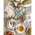 thumbnail image 4 of Easter Bunny Eggs Kitchen Dish Towels for Drying Dishes Set of 3, Spring Tulip Daisy Flowers Leaves Country Waffle Weave Microfiber Hand Tea Bathroom Towels Quick Dry & Absorbent Towel 15.7x23.6, 4 of 7