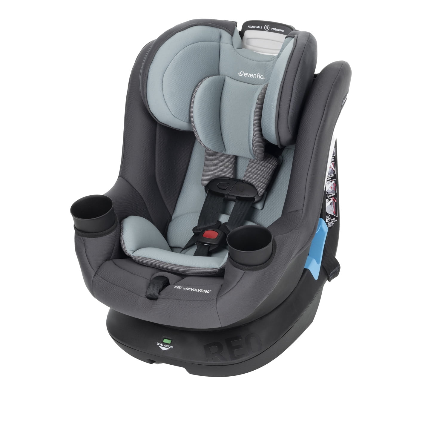 Evenflo REO by Revolve360 Rotational Convertible Car Seat (Holden)